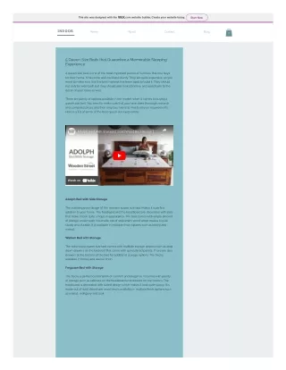 Buy Queen Size Beds Online at Easy EMI for Up to 70% Off at Woodenstreet