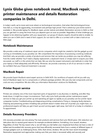 computer repair in delhi