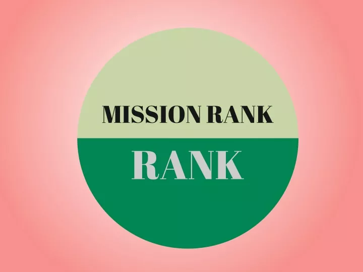 mission rank