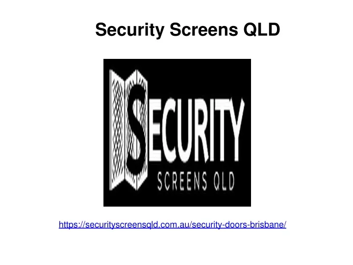 security screens qld