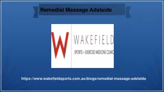 Remedial Massage Adelaide