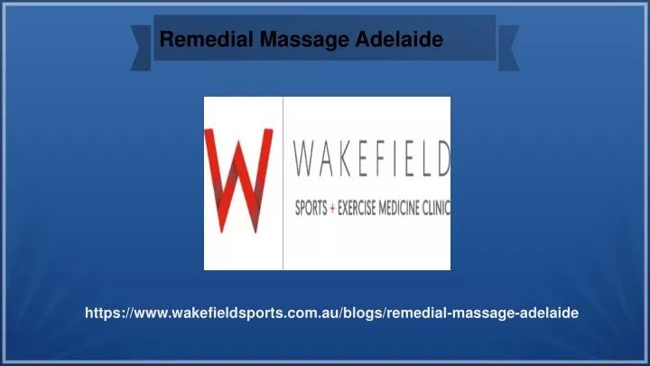 remedial massage adelaide