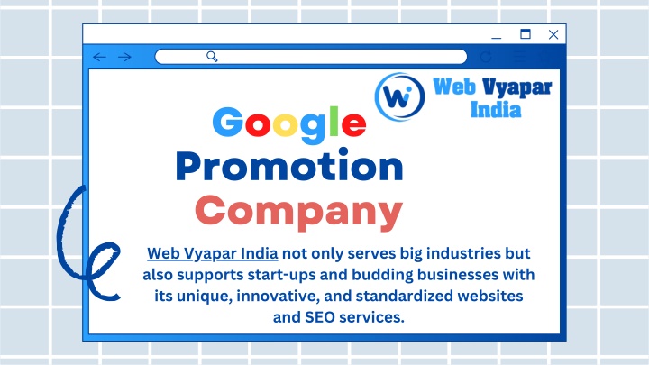 google promotion company web vyapar india