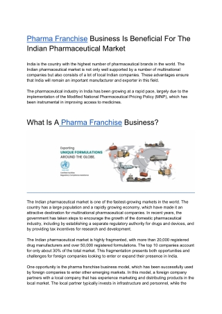 Pharma Franchise Business Is Beneficial For The Indian Pharmaceutical Market (2) (1)