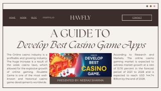 Guide To Develop Best Casino Game Apps