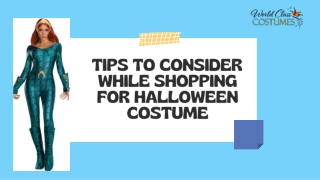 tips to consider while shopping for halloween