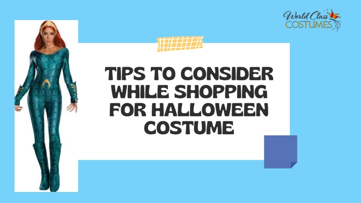 tips to consider while shopping for halloween