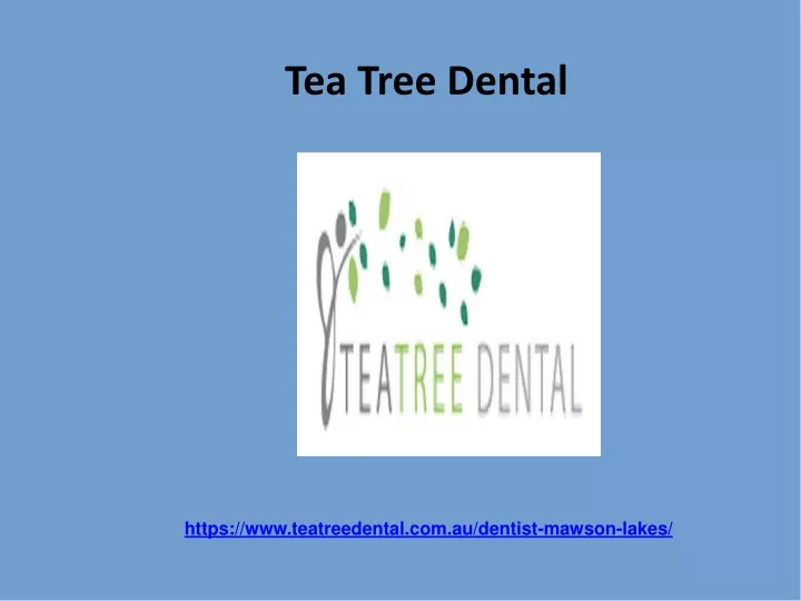 tea tree dental
