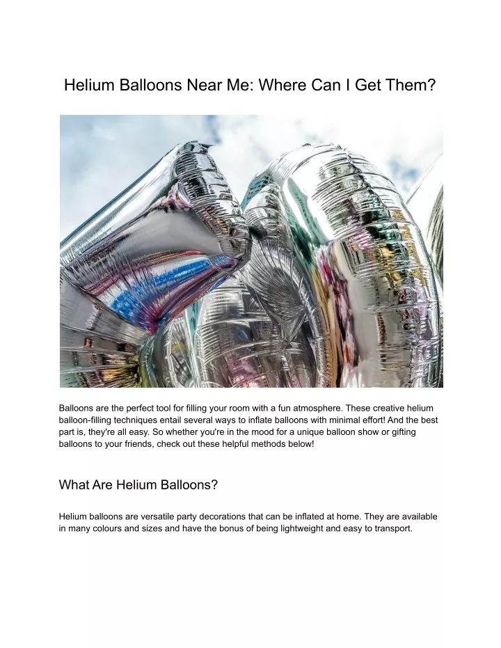 helium balloons near me where can i get them