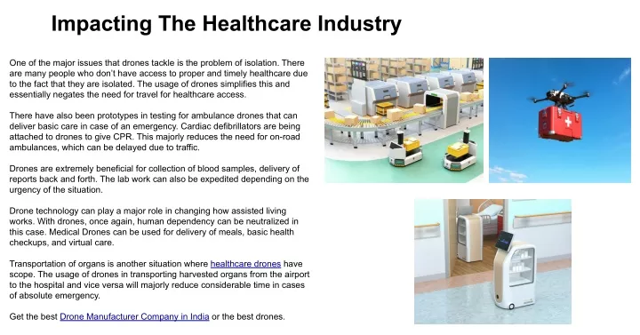 impacting the healthcare industry