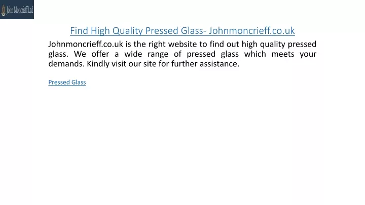 find high quality pressed glass johnmoncrieff co uk