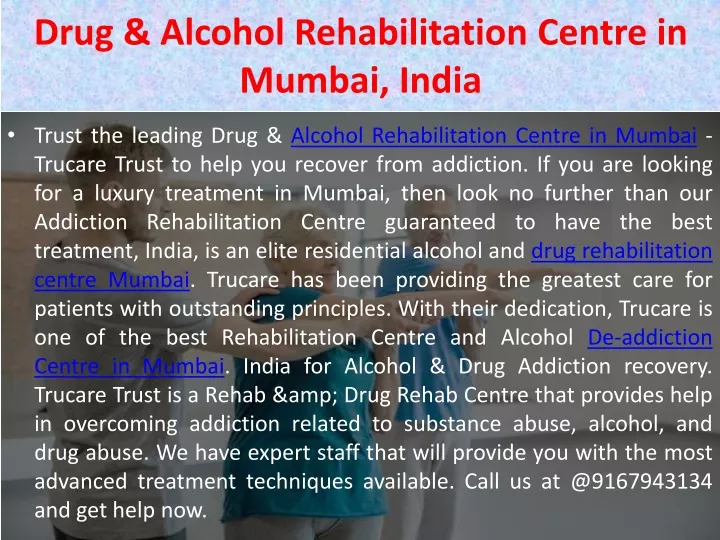 drug alcohol rehabilitation centre in mumbai india