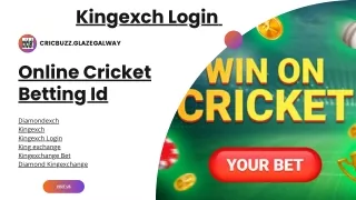 Kingexch Login - Online Cricket Betting Id