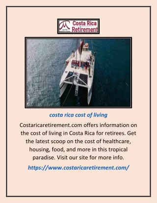 Costa Rica Cost Of Living | Costaricaretirement.com