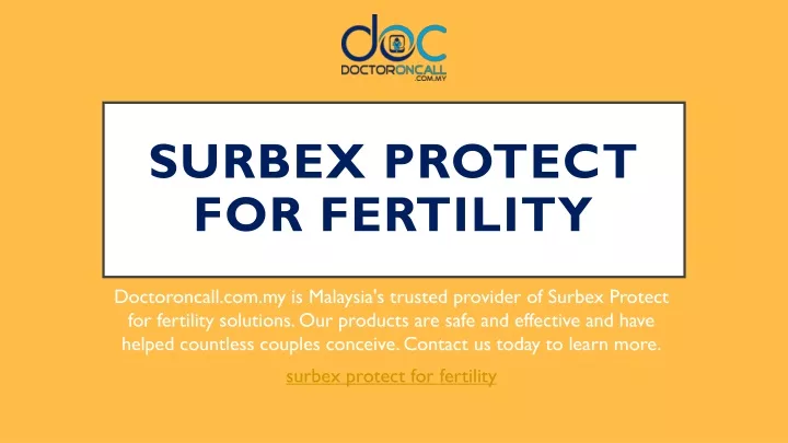 surbex protect for fertility