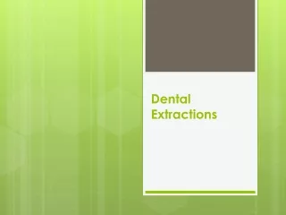 Dental Extractions