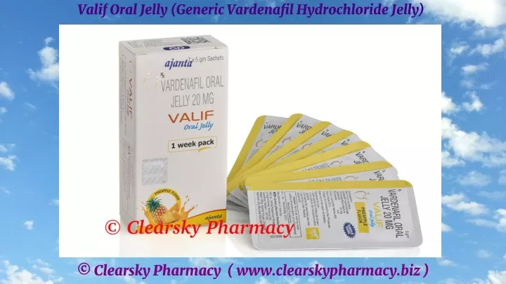 valif oral jelly generic vardenafil hydrochloride