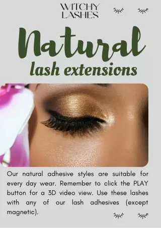 Get the Natural Lash Extension | Witchy Lashes