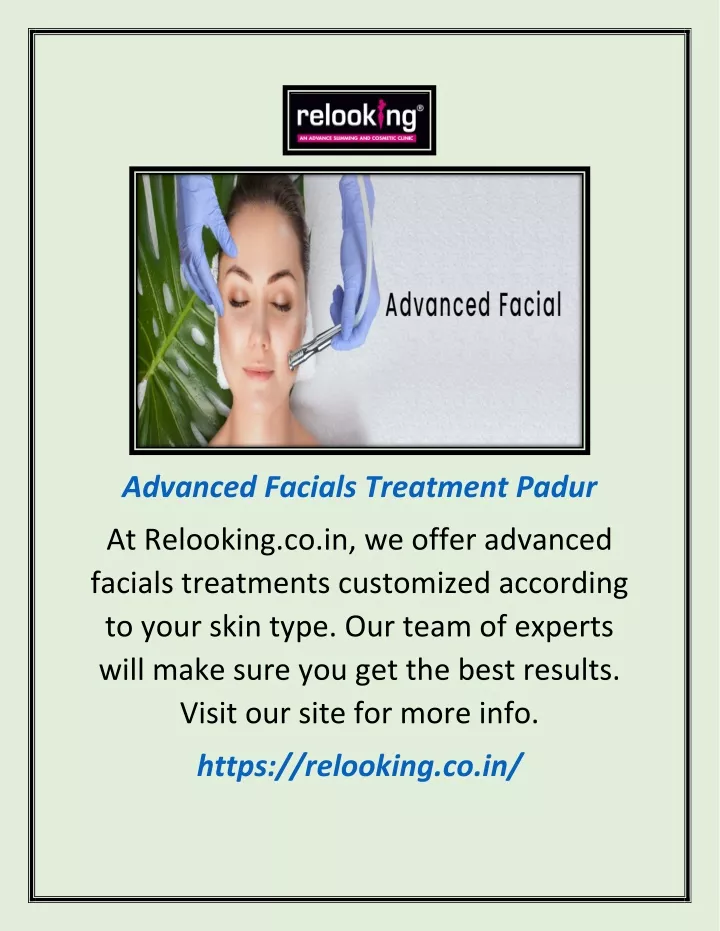 advanced facials treatment padur