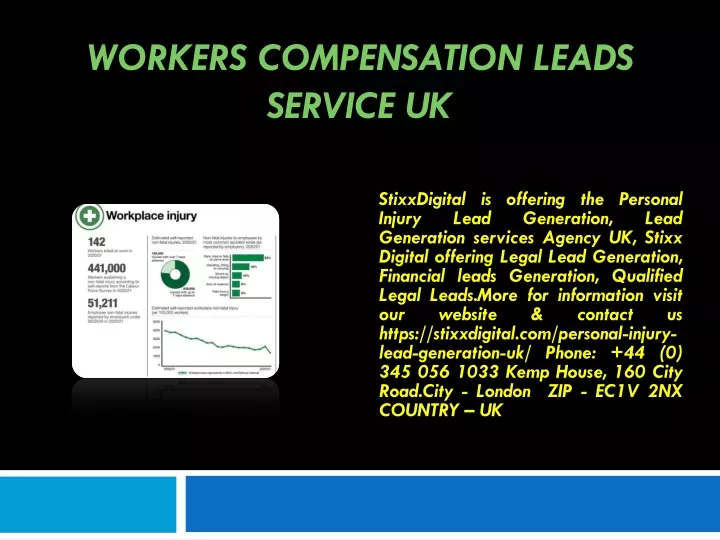 workers compensation leads service uk