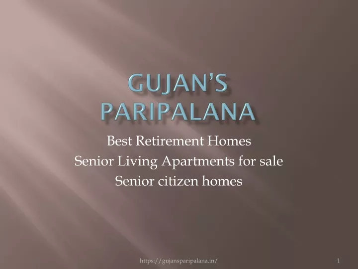 best retirement homes senior living apartments