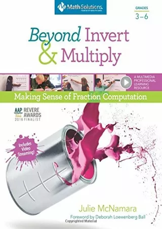 eBOOK  Beyond Invert and Multiply Grades 3 6 Making Sense of Fraction