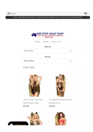Buy Sex Toys For Her Online Australia