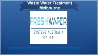 Waste Water Treatment Melbourne