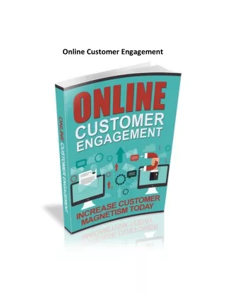 How You can Increase Customer Engagement Online