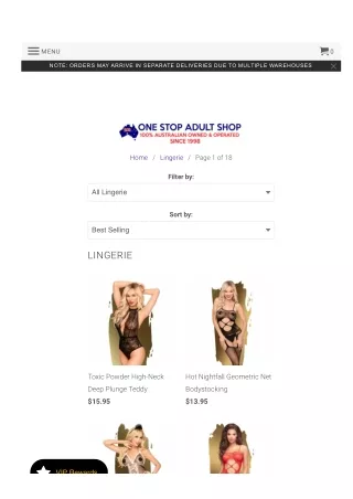 Buy Women Sexy Lingerie Online Australia