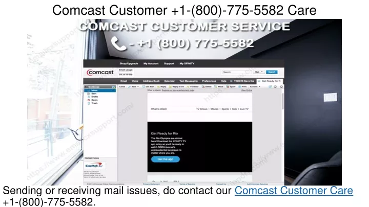 comcast customer 1 800 775 5582 care