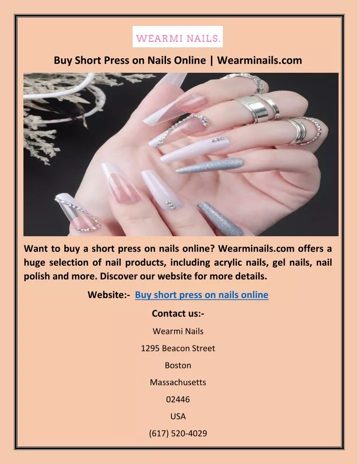 buy short press on nails online wearminails com