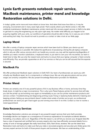 laptop repair delhi