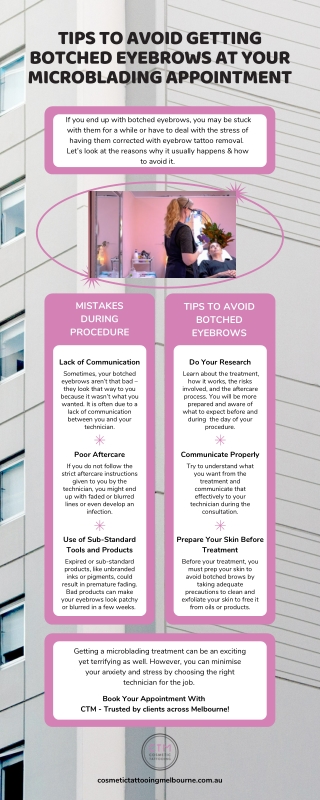 tips to avoid getting botched eyebrows at your