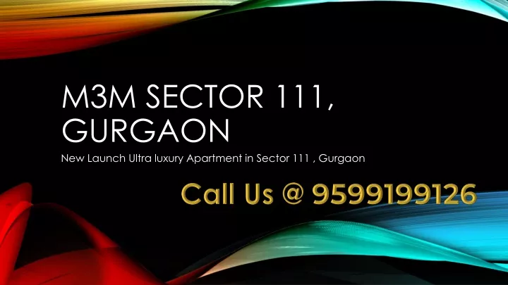 m3m sector 111 gurgaon