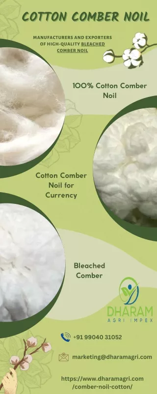 Cotton Comber Noil