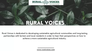 rural voices