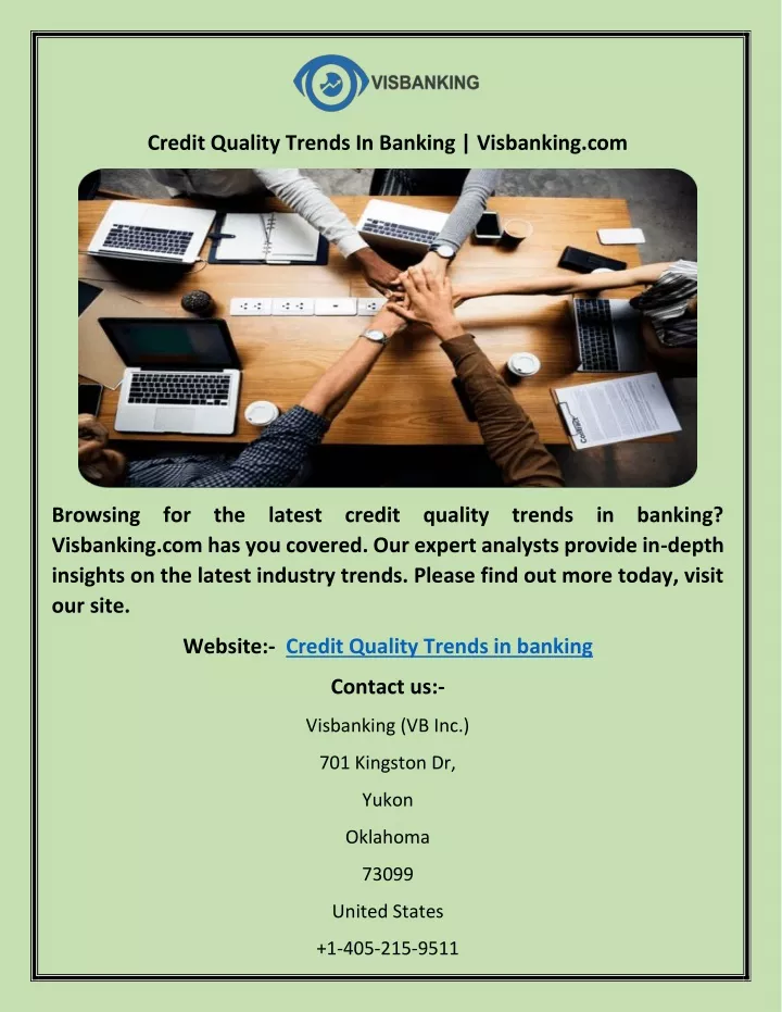 credit quality trends in banking visbanking com