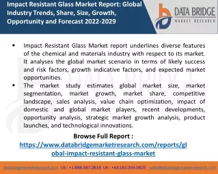 Impact Resistant Glass Market