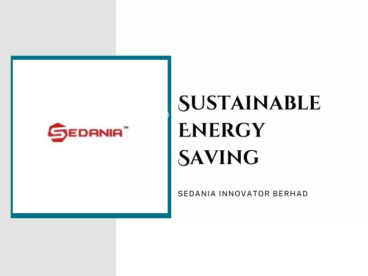 sustainable energy saving