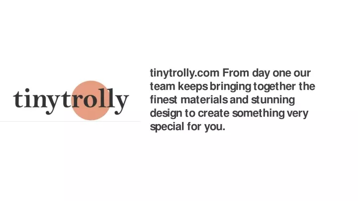 tinytrolly com from