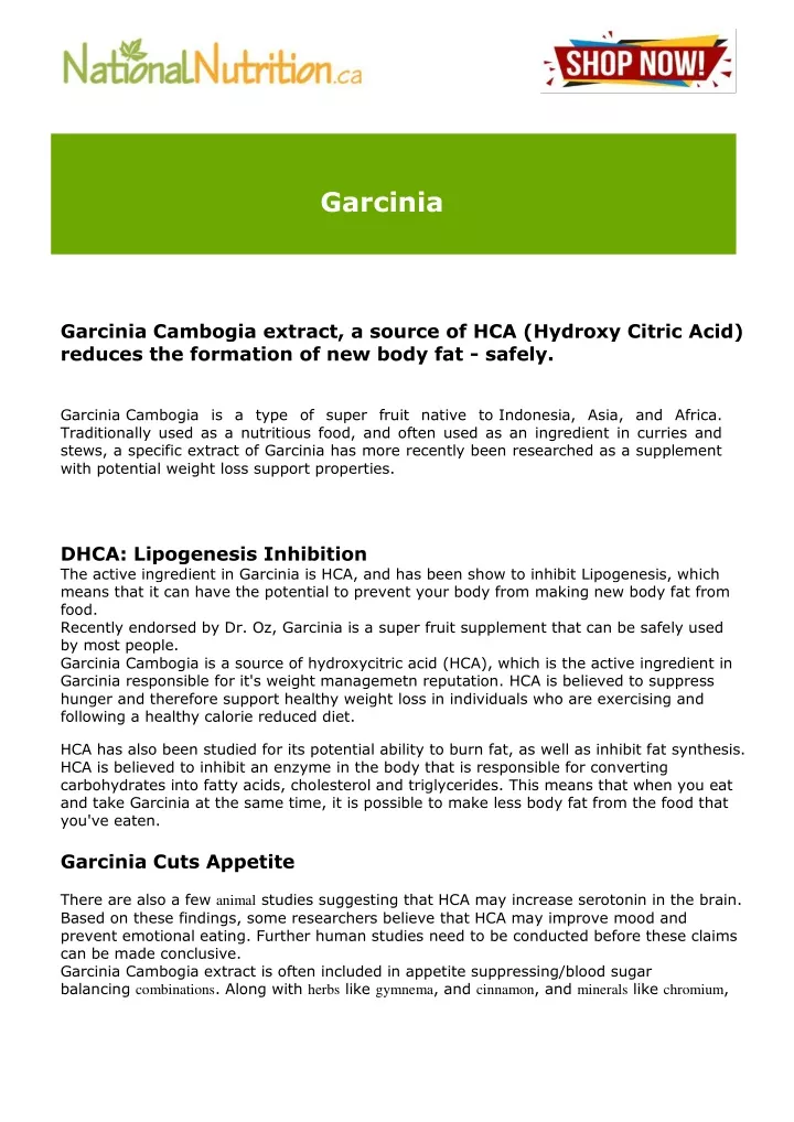 garcinia