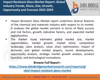 Impact Resistant Glass Market