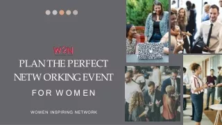 Plan the Ideal Networking Event for Women