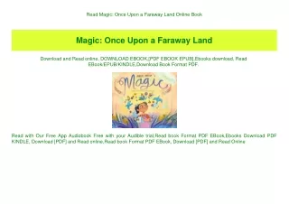 Read Magic Once Upon a Faraway Land Online Book