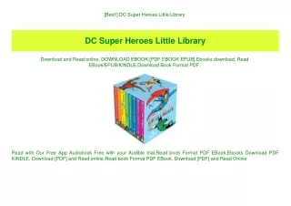 [Best!] DC Super Heroes Little Library (READ PDF EBOOK)