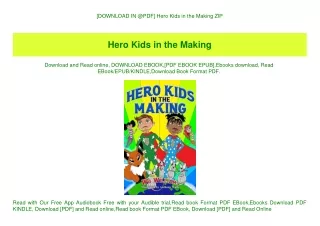 [DOWNLOAD IN @PDF] Hero Kids in the Making ZIP