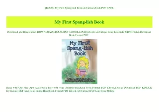 [BOOK] My First Spang-lish Book download ebook PDF EPUB