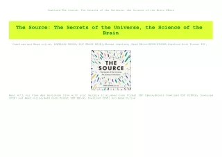 download the source the secrets of the universe