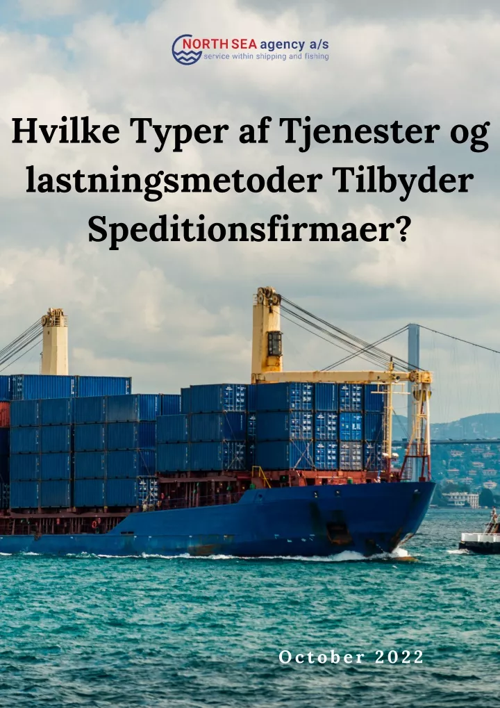 hvilke typer af tjenester og lastningsmetoder